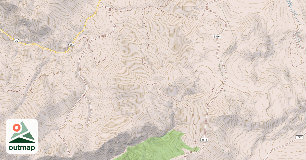 Map of SNOW HOLLOW