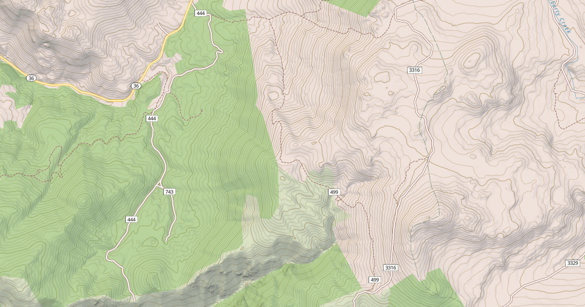 Map preview of SNOW HOLLOW