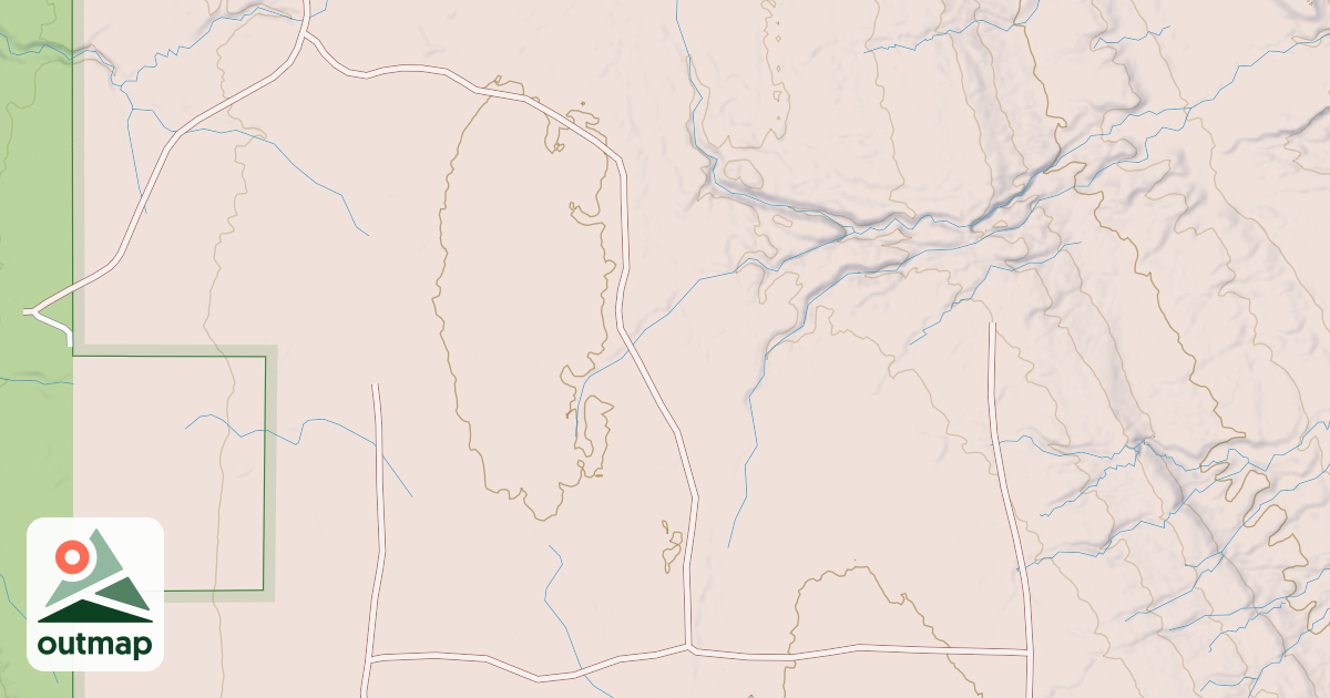 Map of SILVER FALLS SOUTH