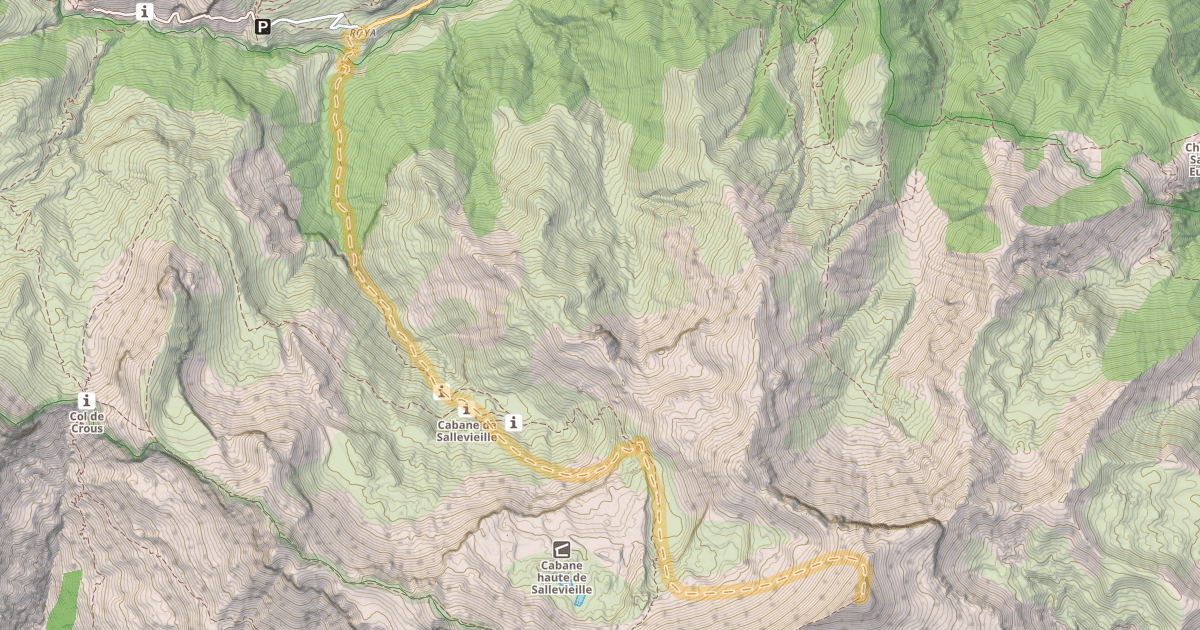 Map preview of Mont Mounier — Roya
