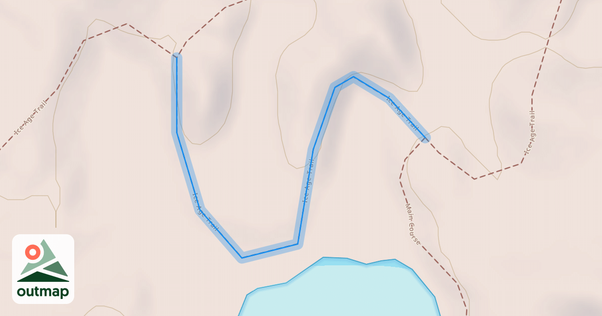 Map of Ice Age Trail