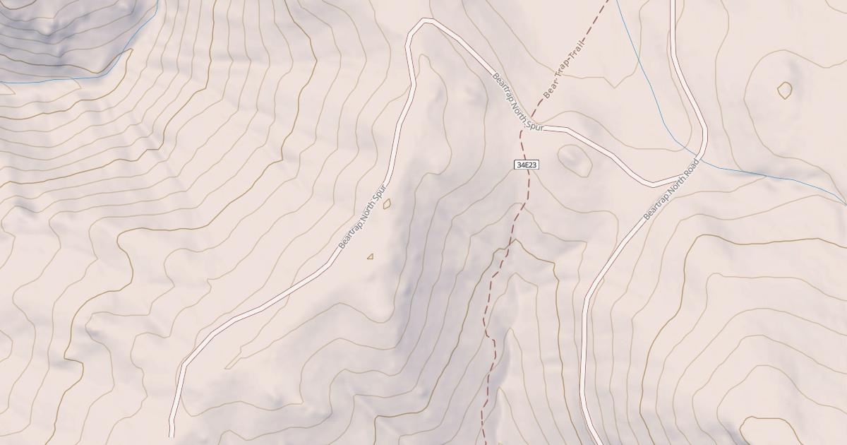 Map preview of BEARTRAP NORTH