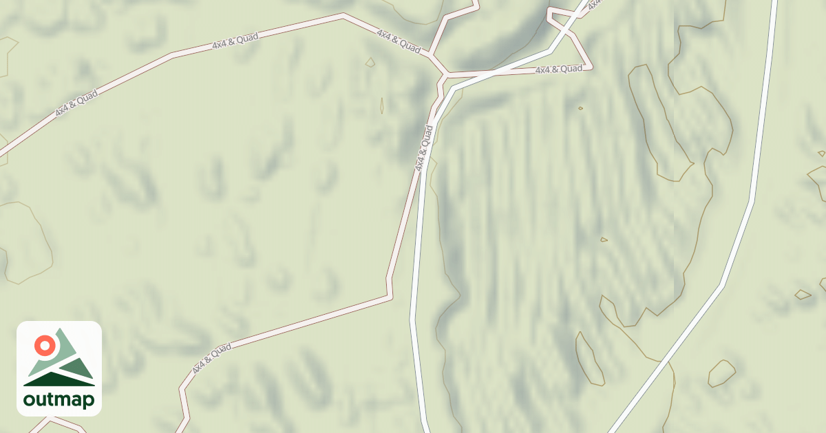 Map of Interlake State Recreation Area Trails