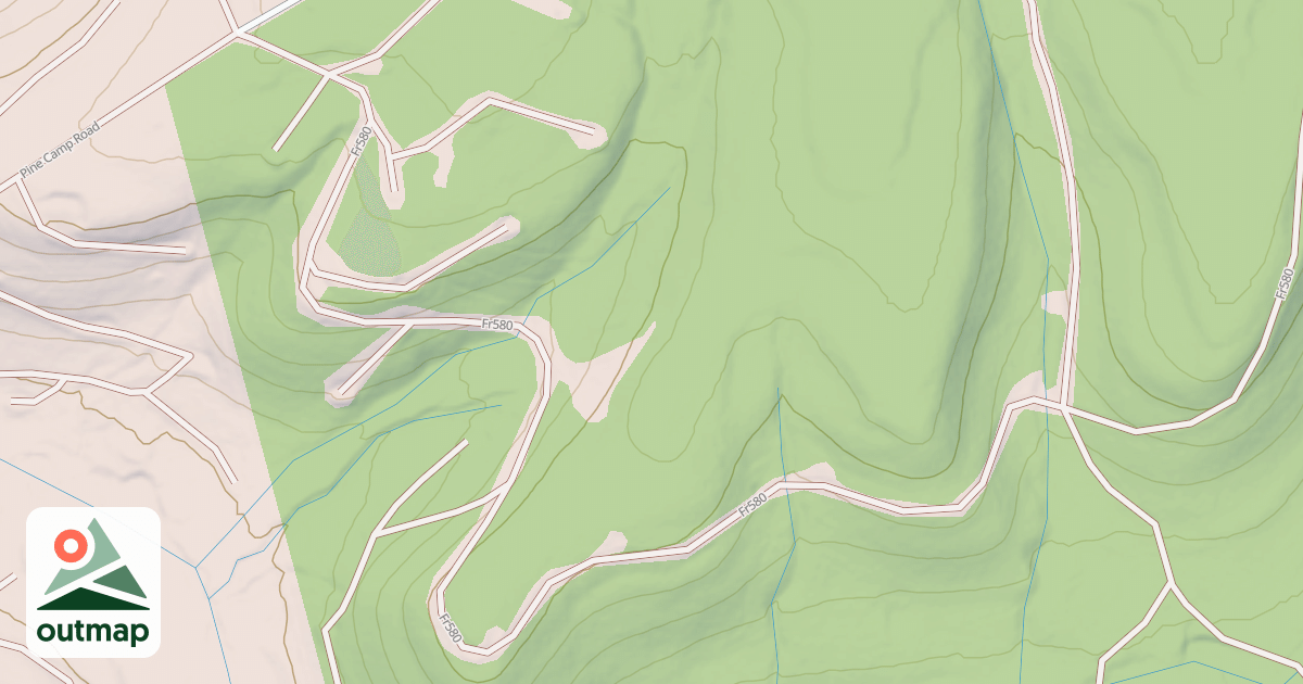 Map of Timberline Atv B Loop