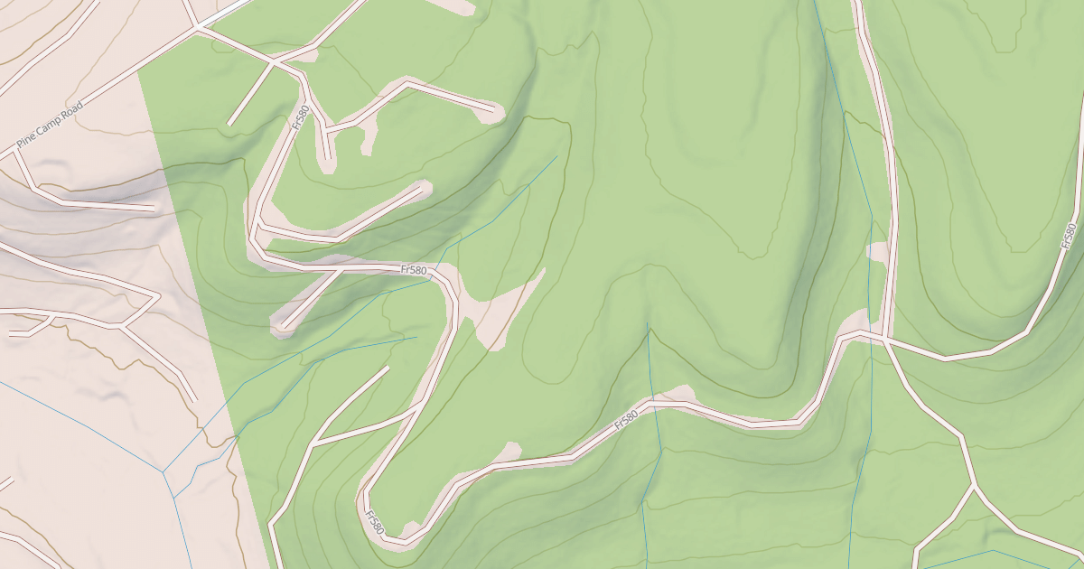 Map preview of Timberline Atv B Loop