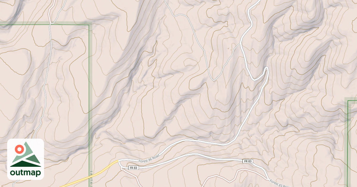 Map of BULL CREEK