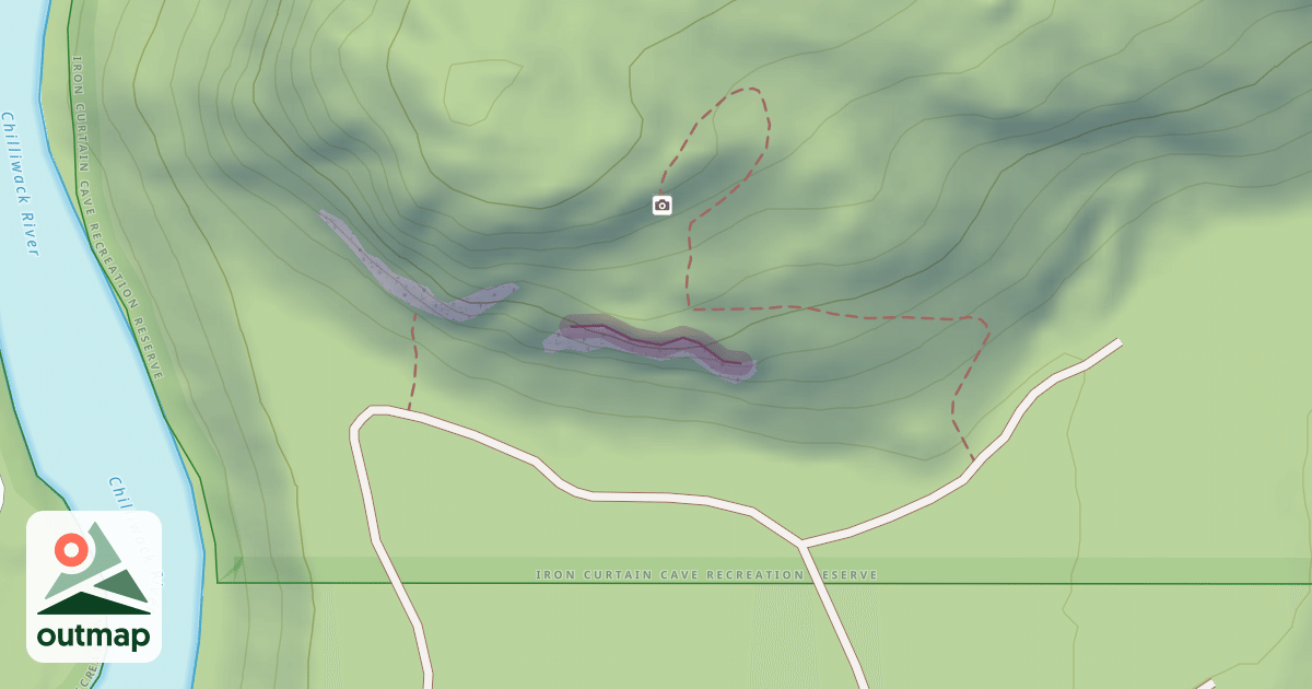 Map of Climbing Crag