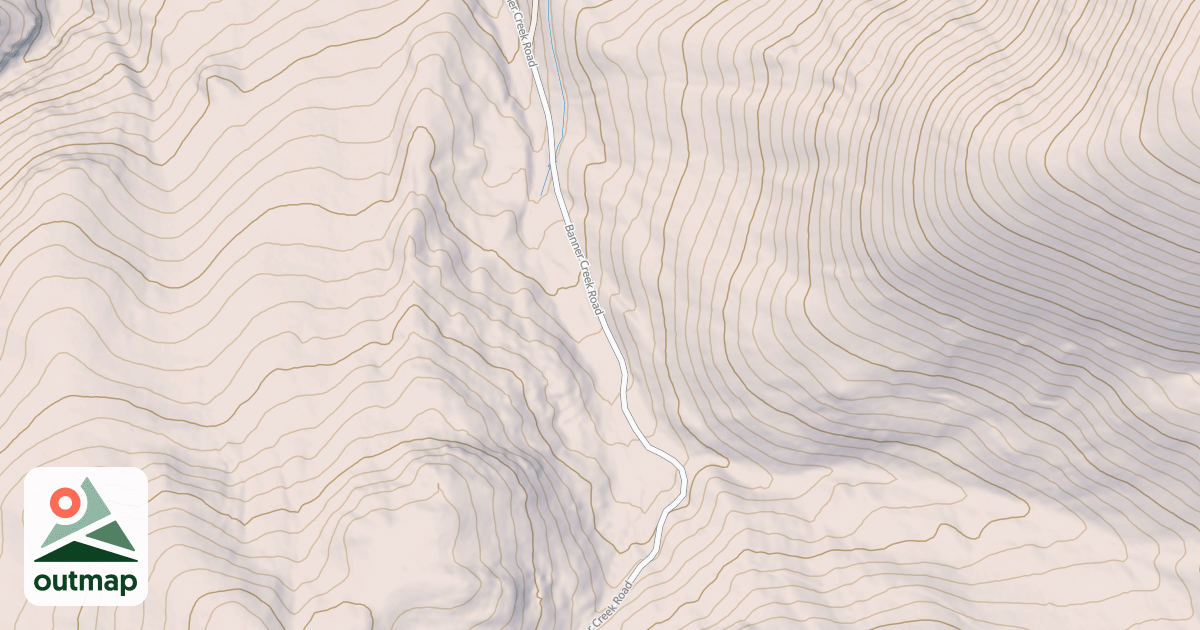 Map of BANNER CREEK