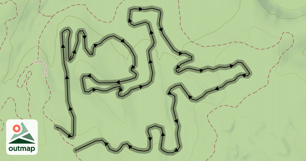 Map of Morel Ravine Trail