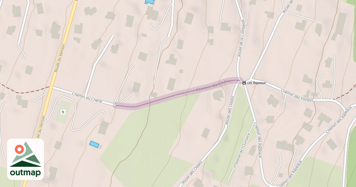 Map of Chemin du Chêne
