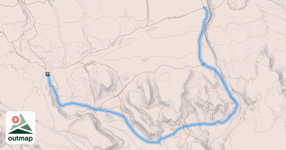 Map of Red Classic Loop