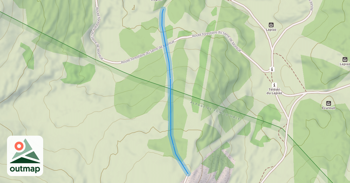 Map of Dolomie