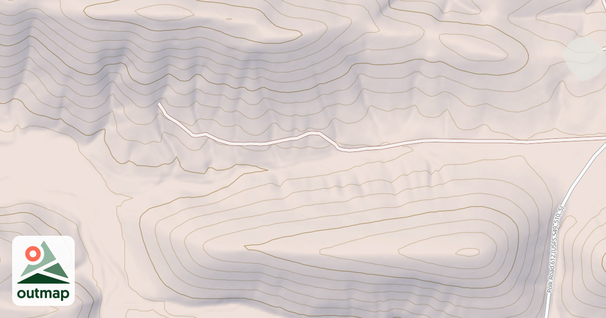 Map of WOLF PEN GAP 510