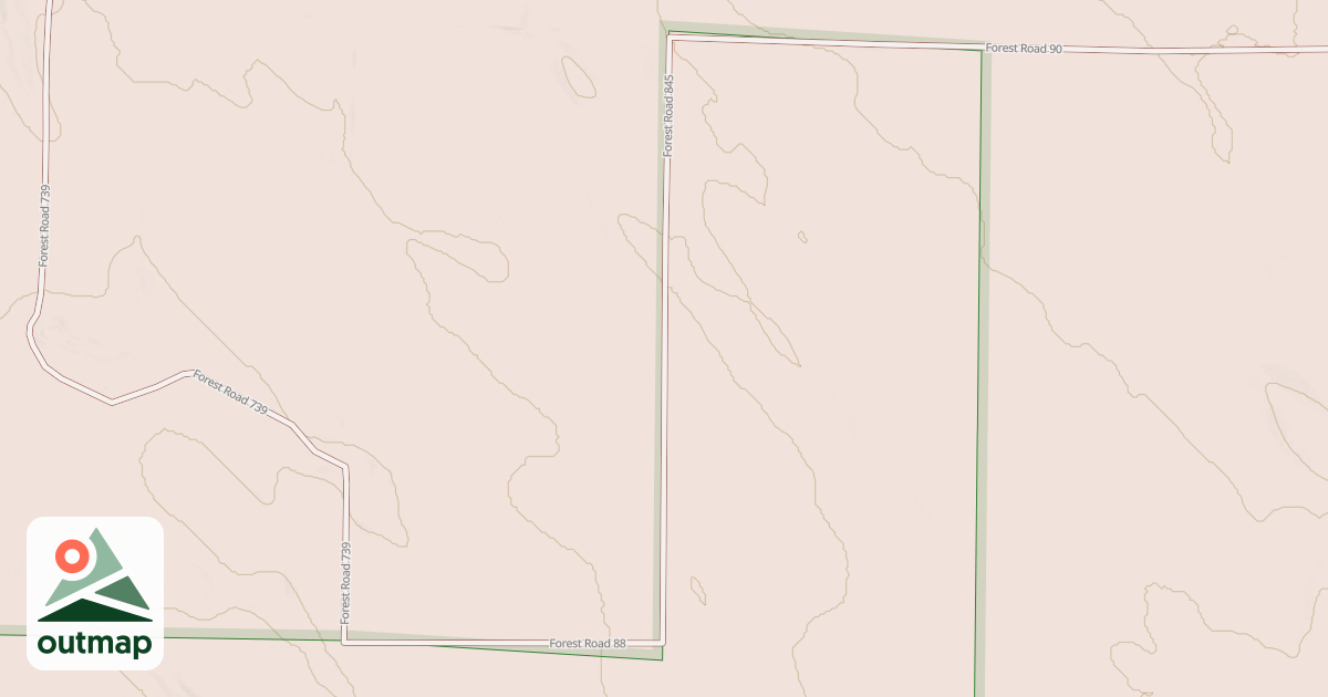Map of ROAD 845