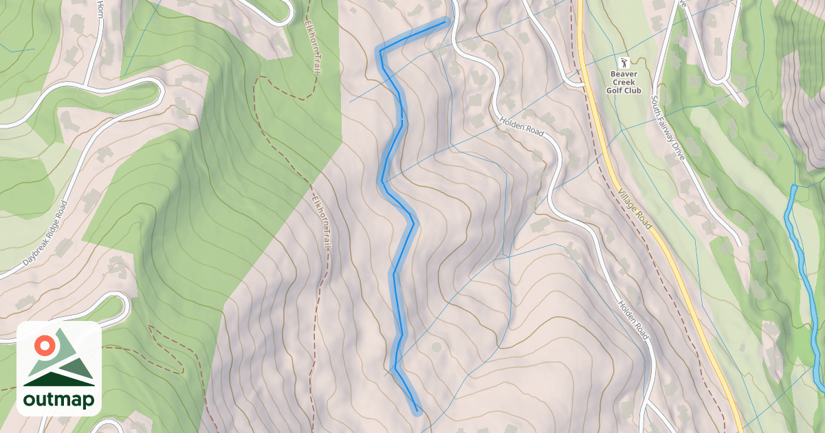Map of Holden Skiway