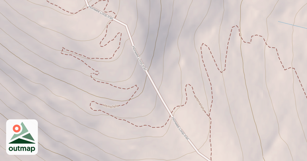 Map of Honwee Loop Trail