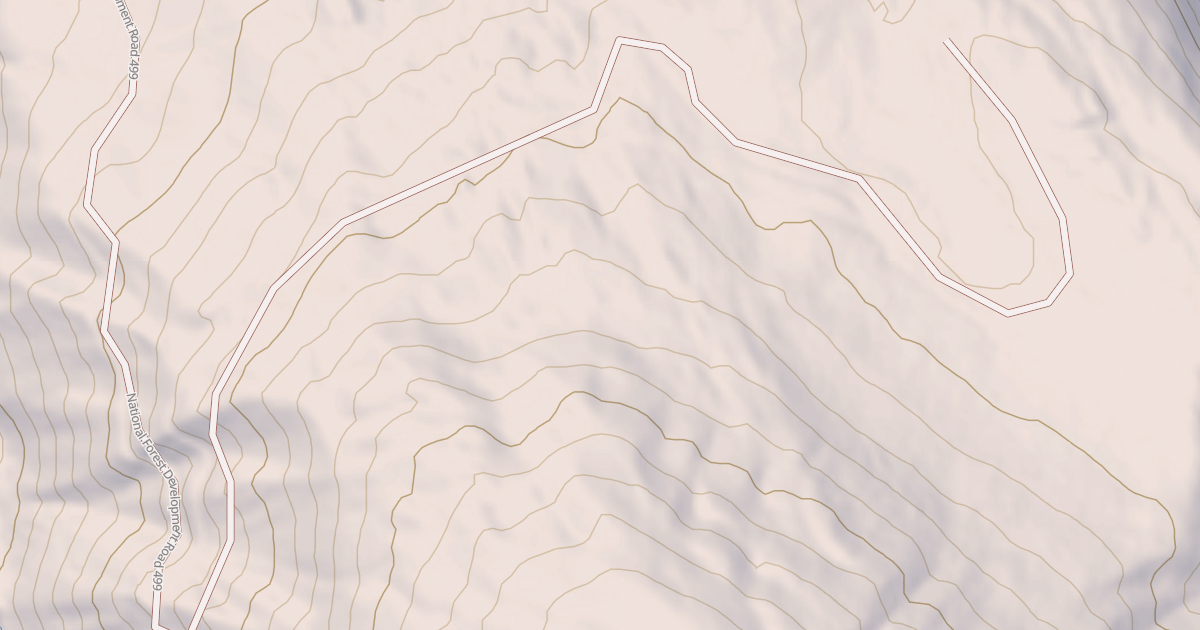 Map preview of Garry Lookout Spur