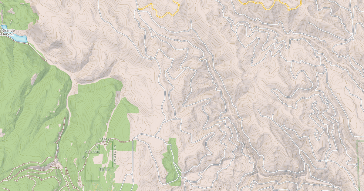 Map preview of USFS National Forest System Roads {9E9E73B7-B461-4B32-8316-2987E216E487}