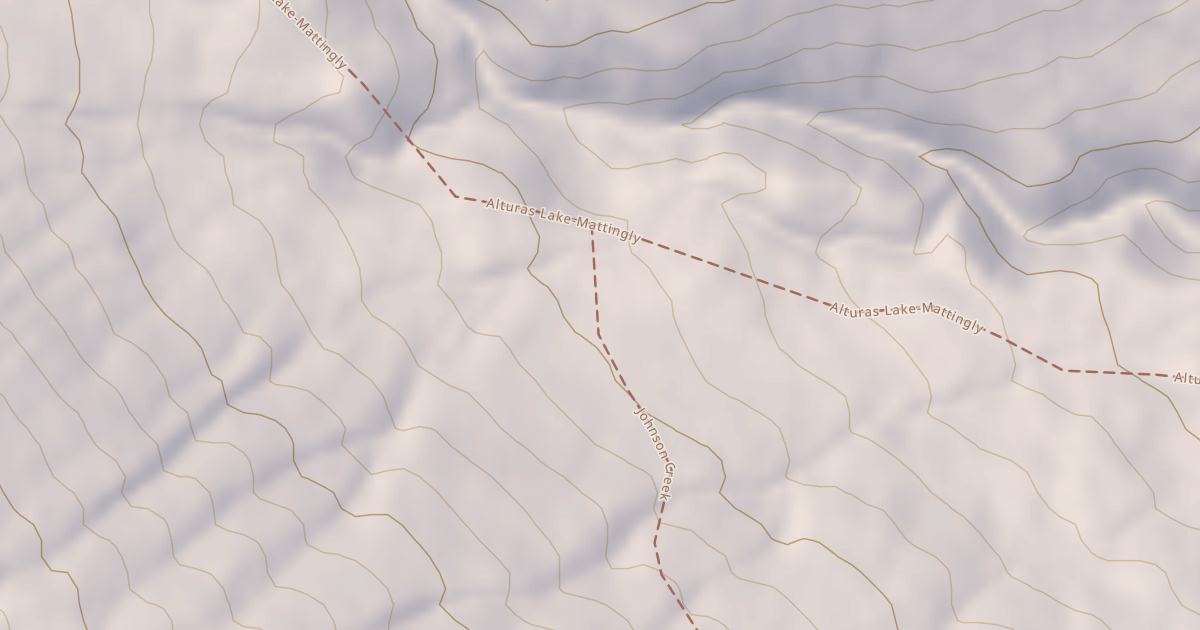 Map preview of Johnson Creek