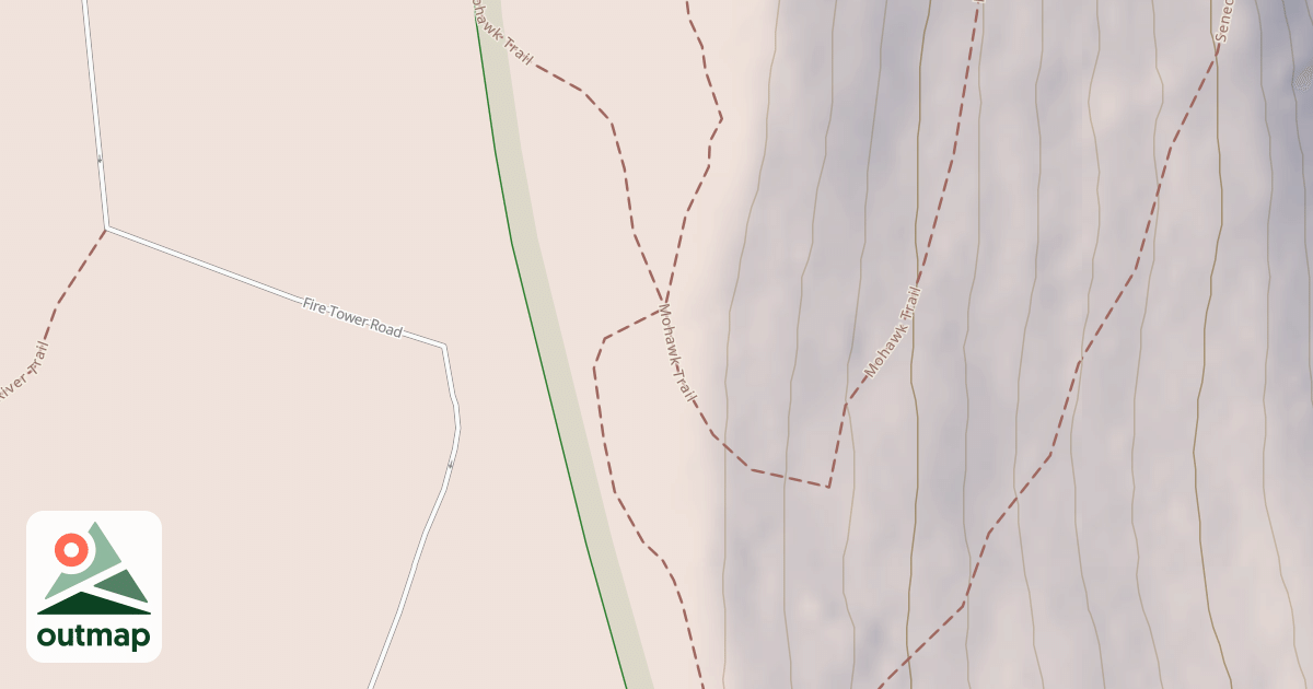 Map of Cook Forest State Park Trails