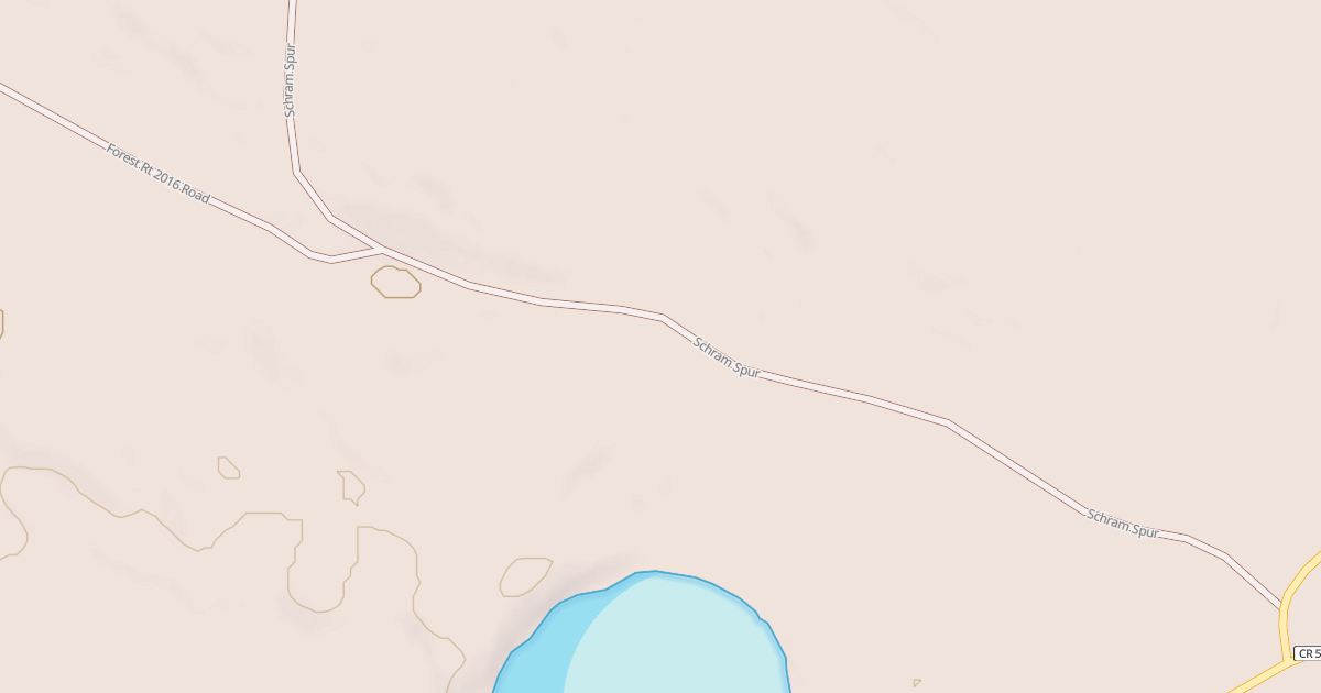 Map preview of SCHRAM SPUR LANE SOUTHEAST
