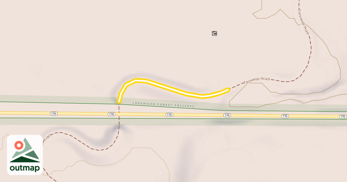 Map of Fort Hill Trail