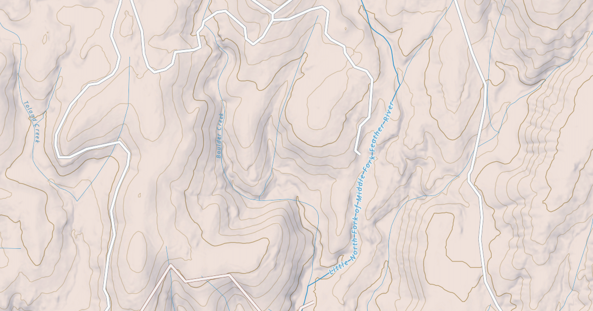 Map preview of BOULDER SPUR