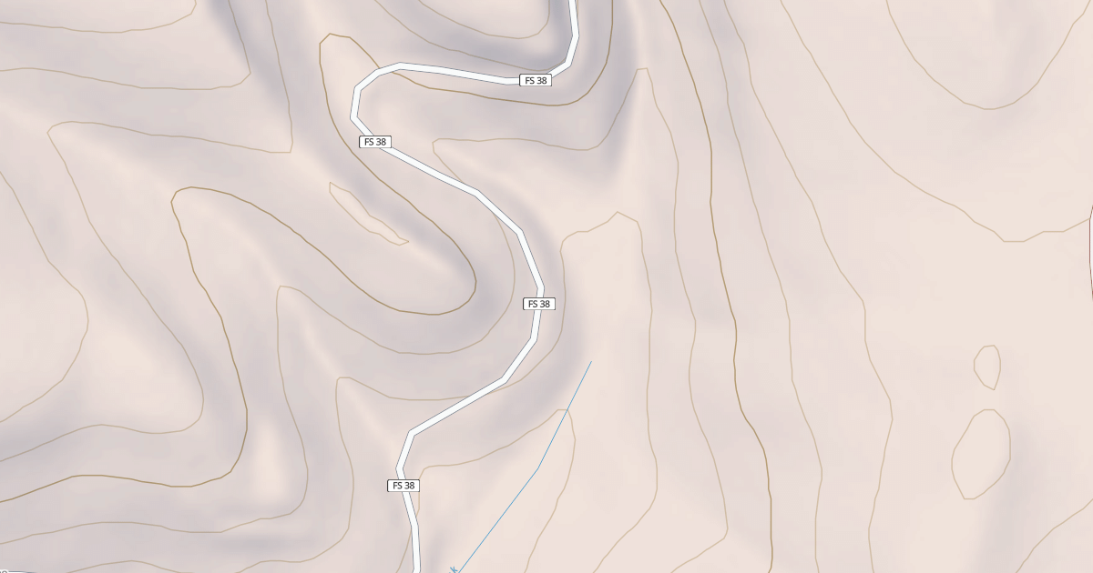Map preview of USFS National Forest System Roads {9B8A48CC-1D68-40C8-B5C3-1A81F076884E}