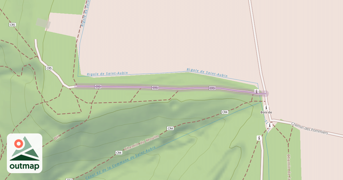 Map of Chemin de la Fontaine Billehou