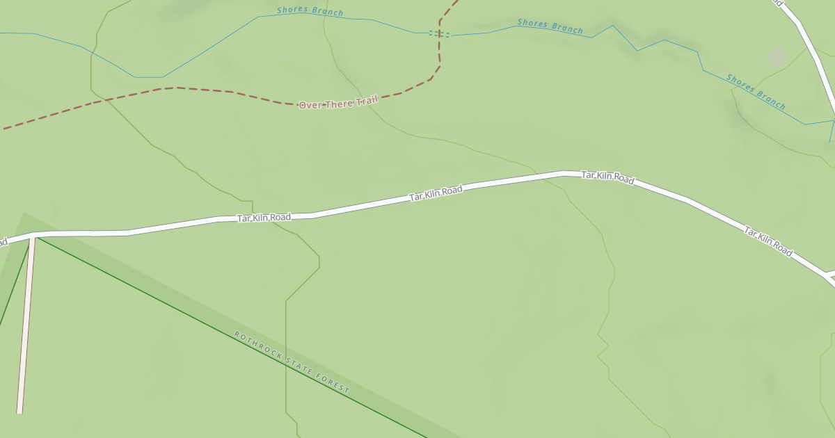 Map preview of Rothrock State Forest Trough Creek Snowmobile Trails