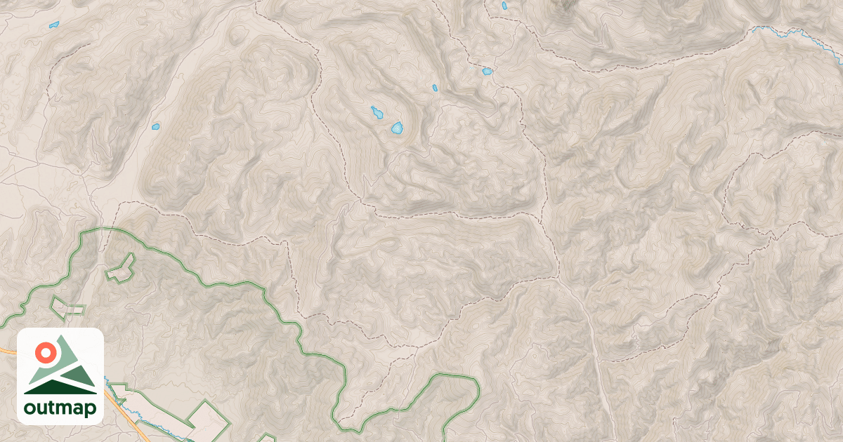 Map of BASIN BUTTE - RED MTN.