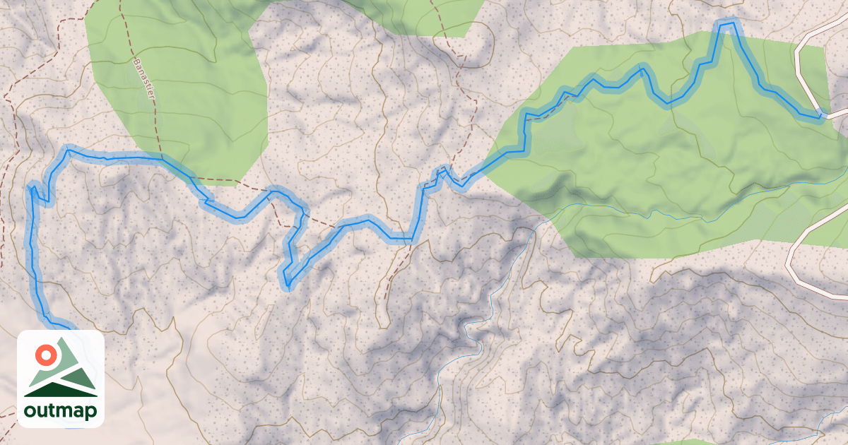 Map of chemin des chasseurs