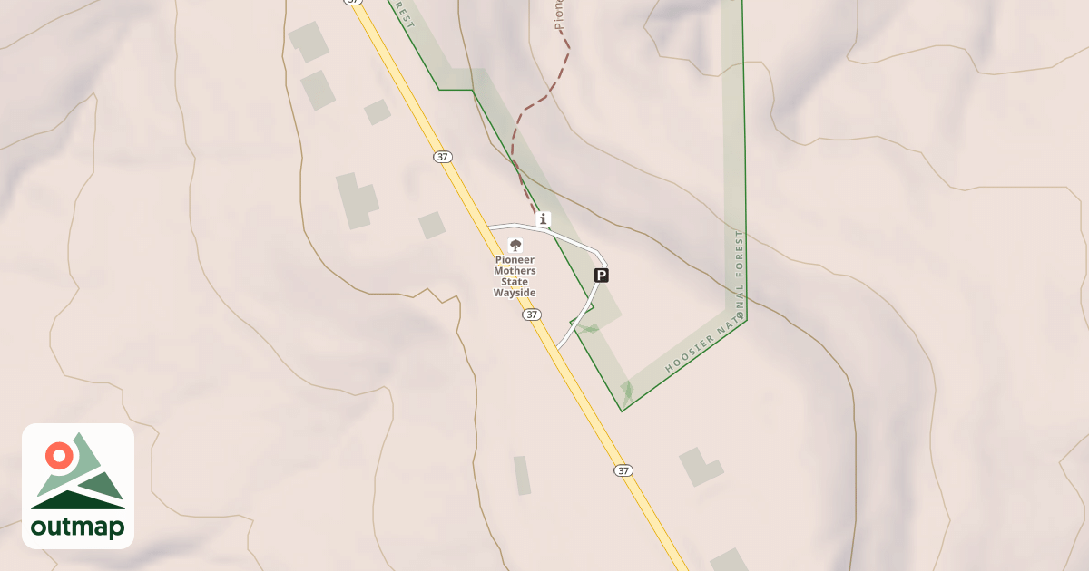 Map of PIONEER MOTHERS SOUTH
