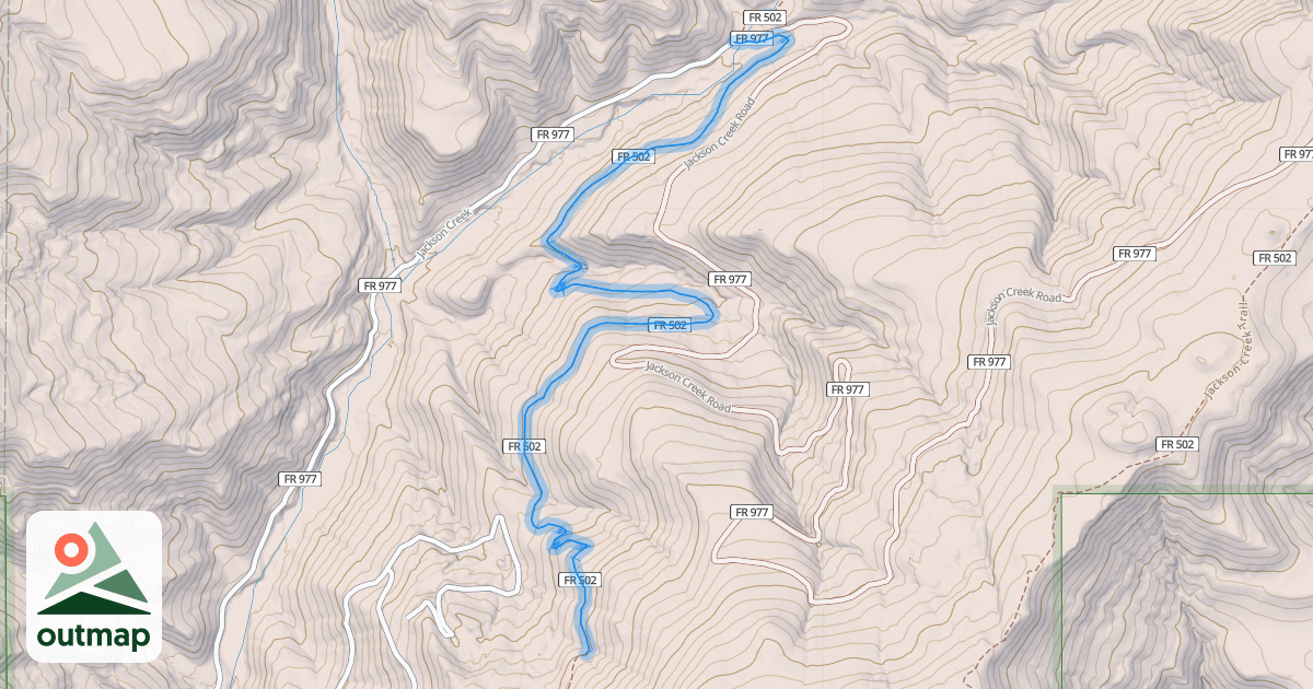 Map of Jackson Creek Trail