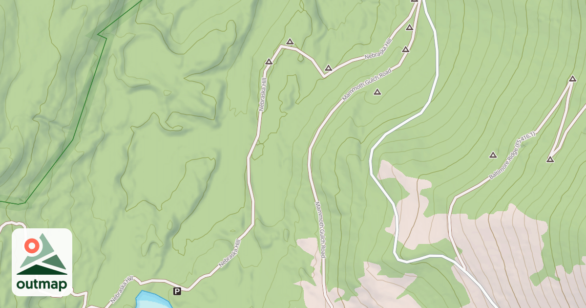 Map of NEBRASKA HILL