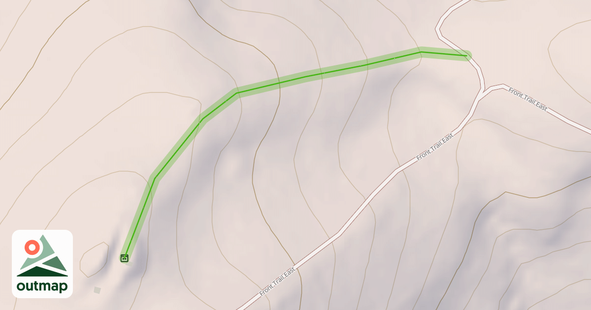 Map of Ruby's Ridge
