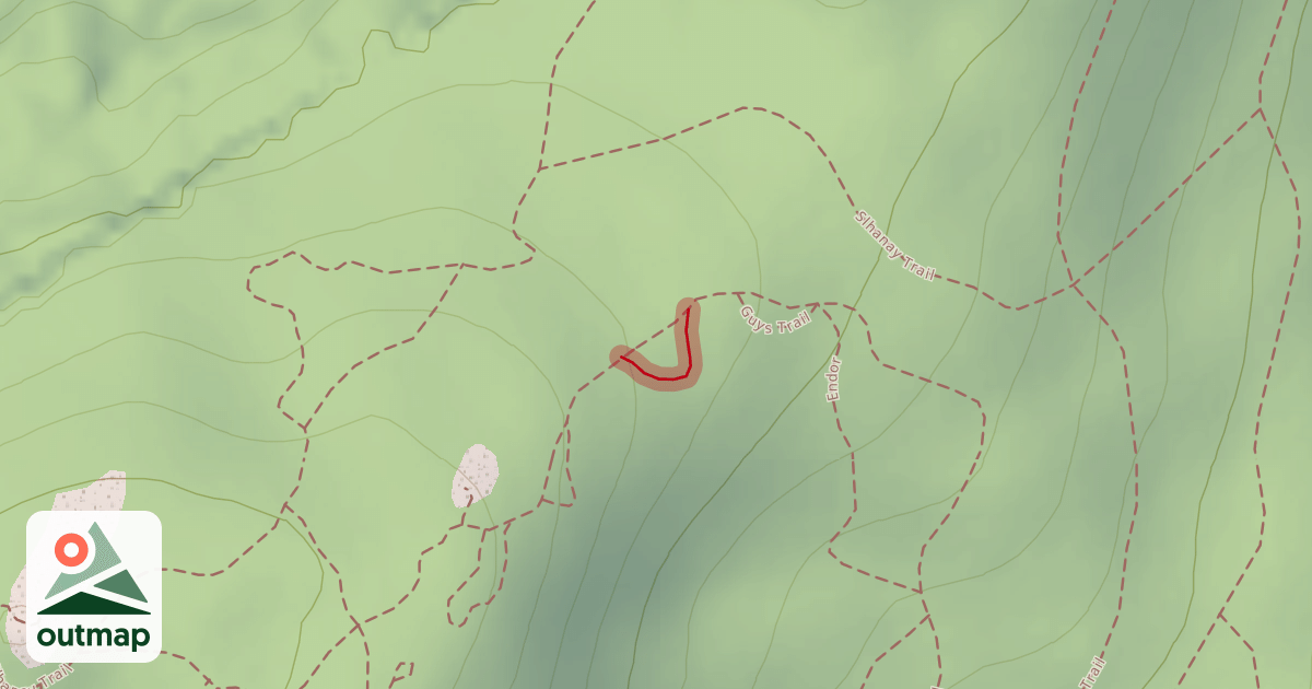 Map of Guys Trail