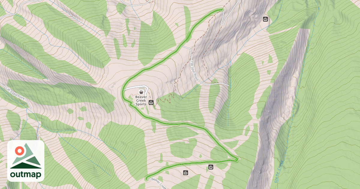Map of Cinch-Upper
