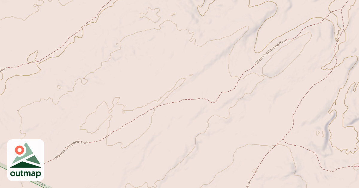 Map of Waters Mill Pond Trail