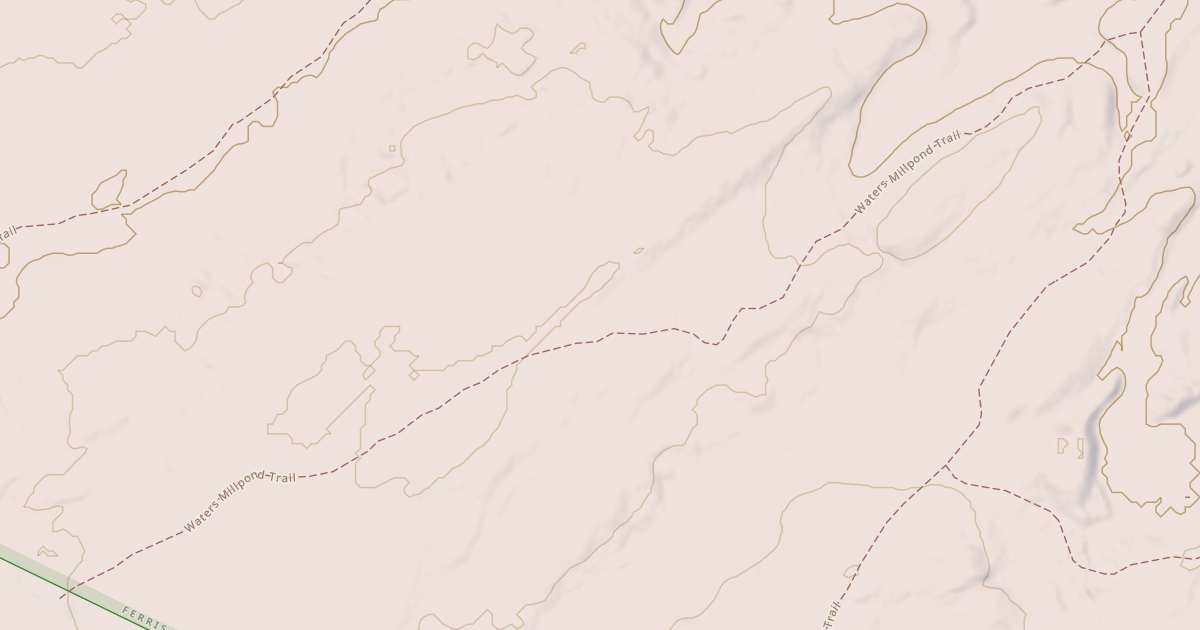 Map preview of Waters Mill Pond Trail