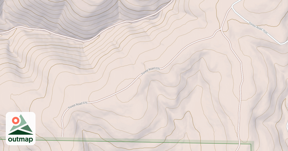 Map of USFS National Forest System Roads {1EEDCB14-05A5-4882-995B-42F63D9AAAE3}