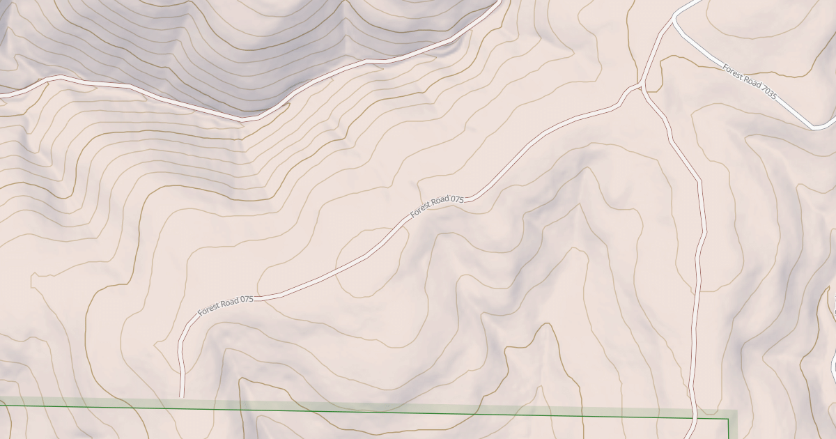 Map preview of USFS National Forest System Roads {1EEDCB14-05A5-4882-995B-42F63D9AAAE3}