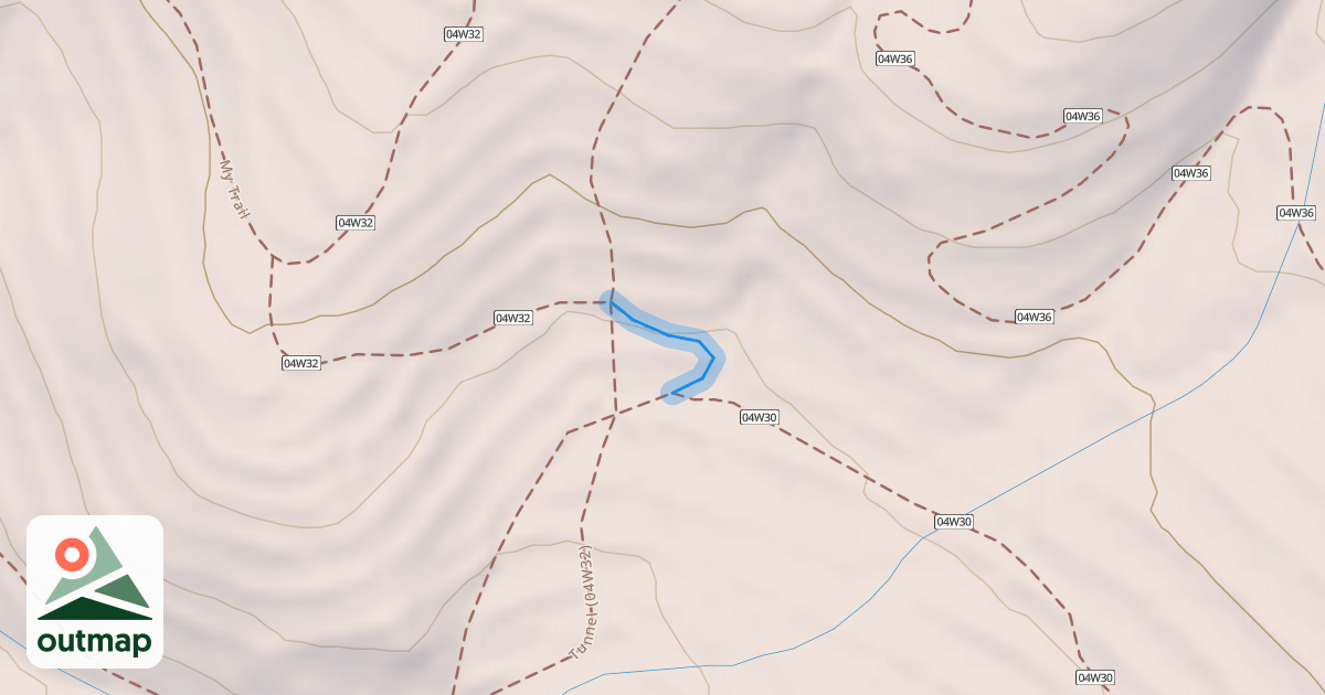 Map of Tunnel Trail 04W32