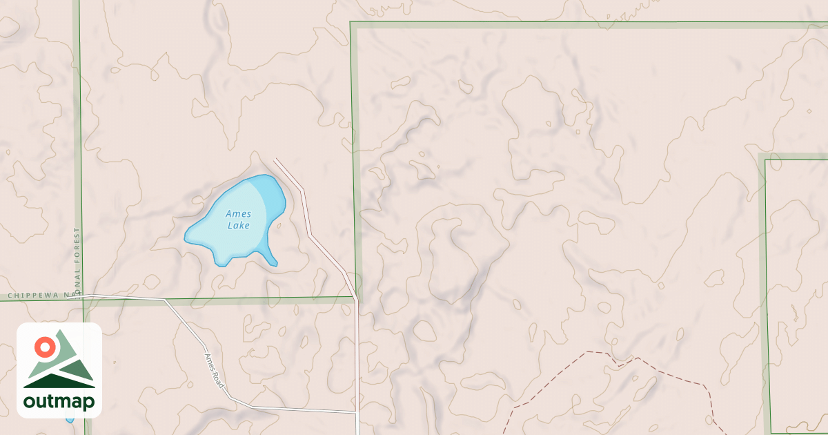 Map of AMES ROAD SPUR B