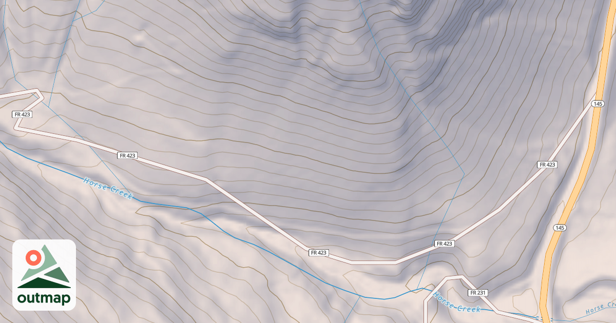 Map of HORSE GULCH