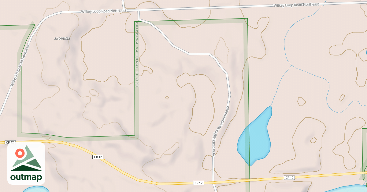Map of WILKEY LOOP ROAD SPUR A