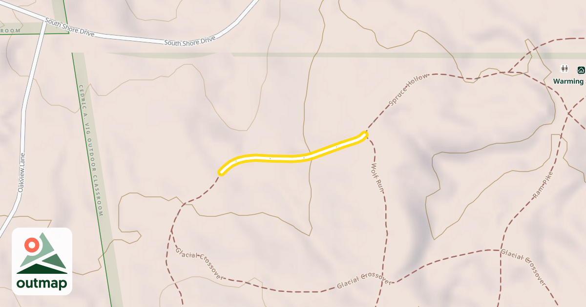 Map of Spruce Hollow