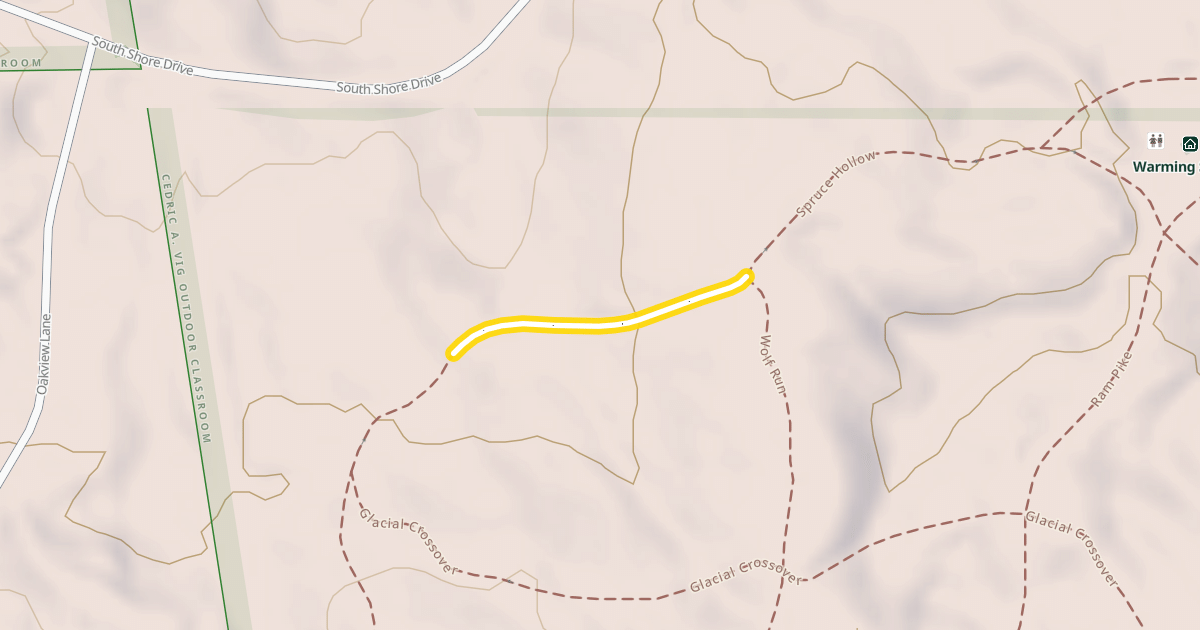 Map preview of Spruce Hollow