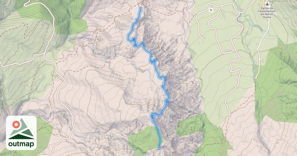 Map of les toboggans des terres noires