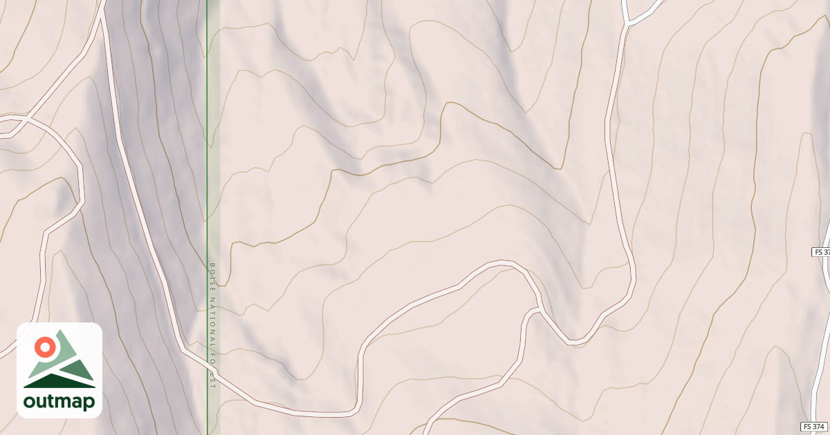 Map of SPUR 374BE in Boise
